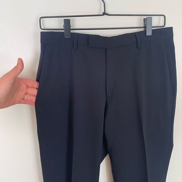 HUGO Boss men’s navy wool dress pant The Jam75/Sharp3 28” inseam - Picture 5 of 15